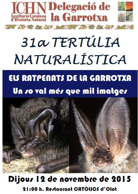 31a Tertúlia naturalística