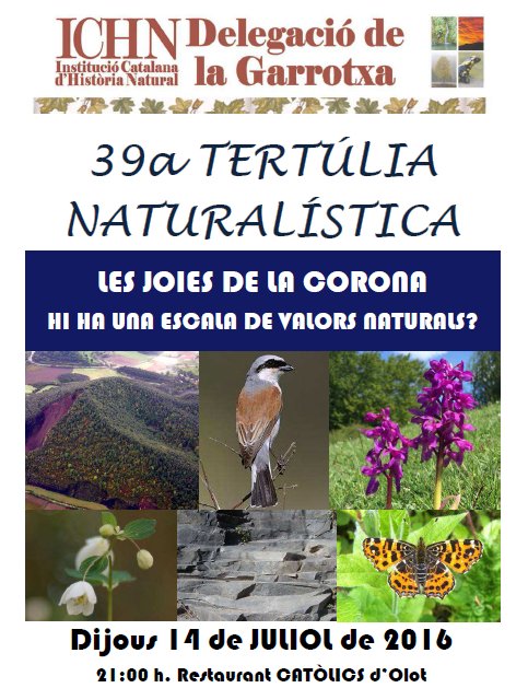 39a Tertúlia naturalística